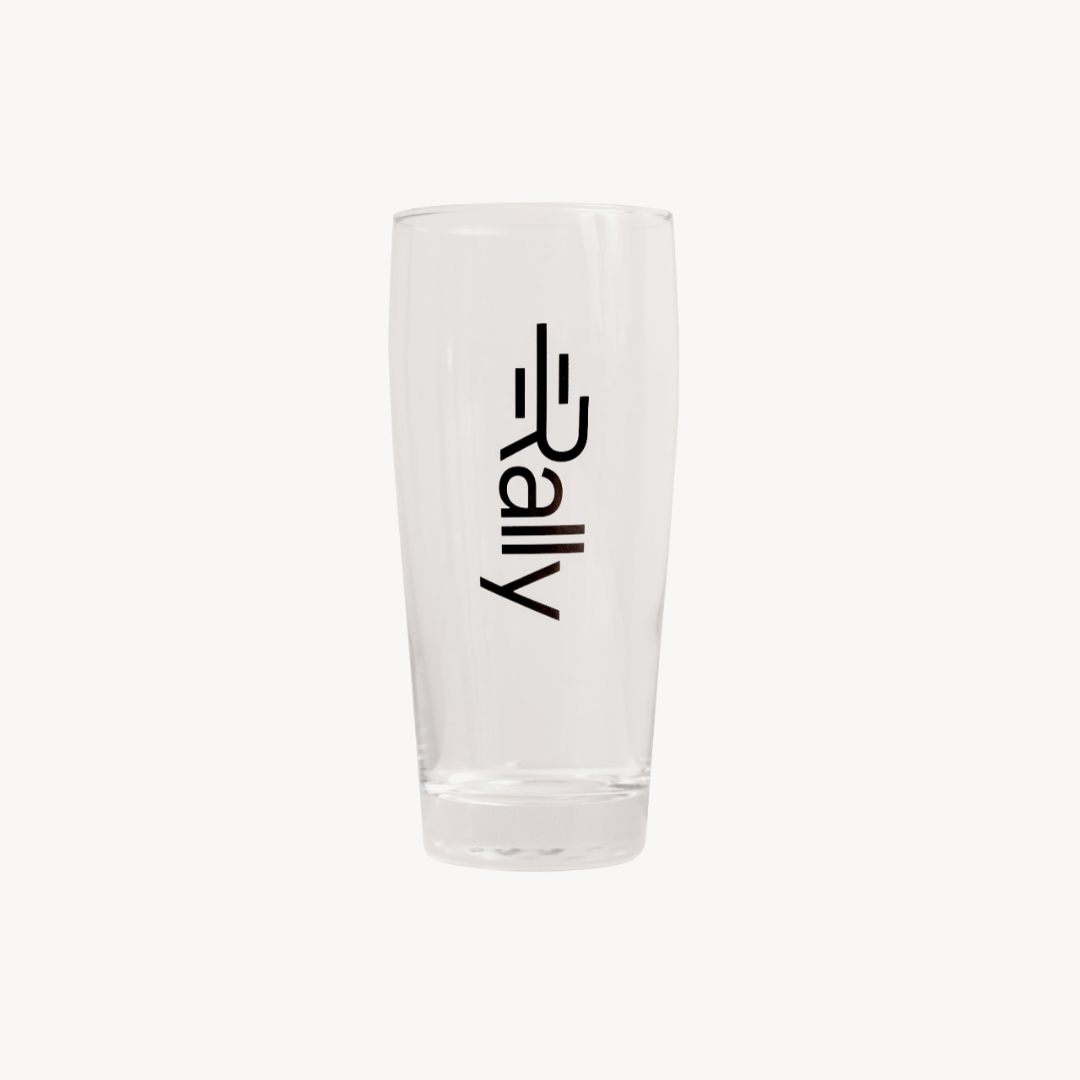 Rally Full Logo 16oz Pint Glass
