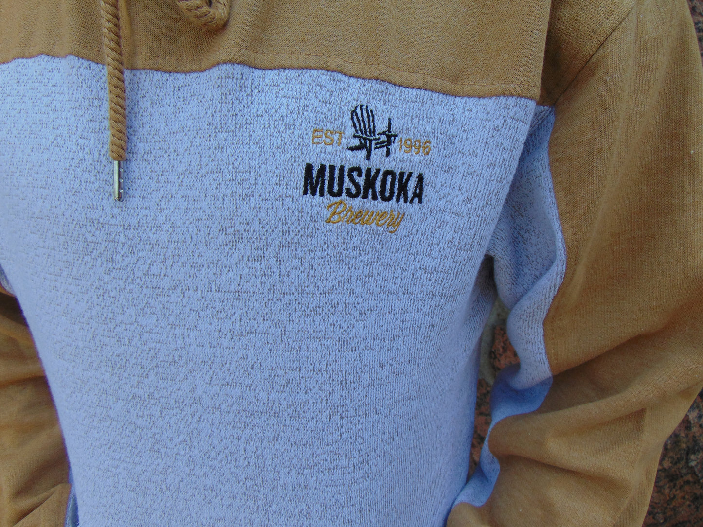 Nantucket Fleece Hoodie- Brown