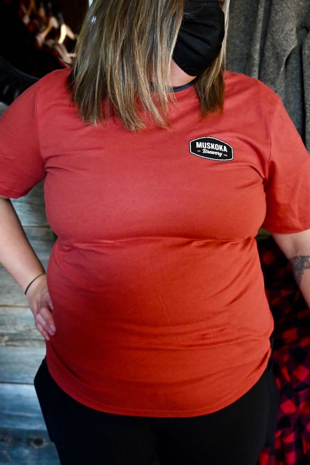 Distressed Rust Tee