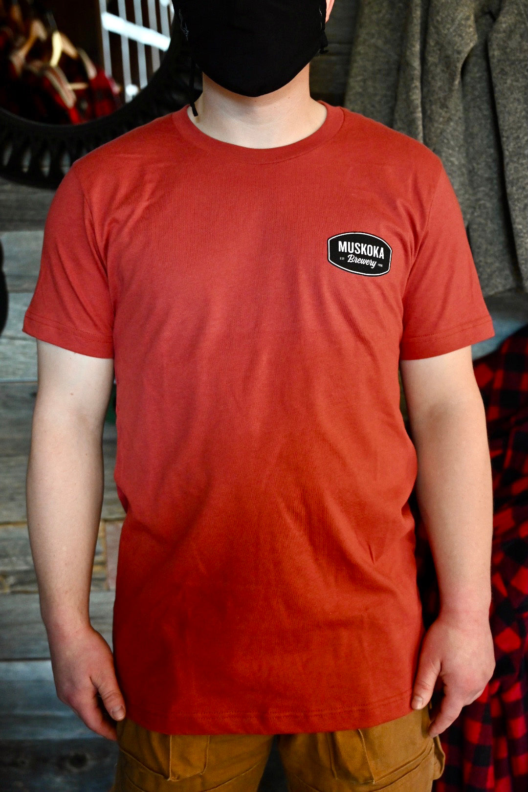 Distressed Rust Tee