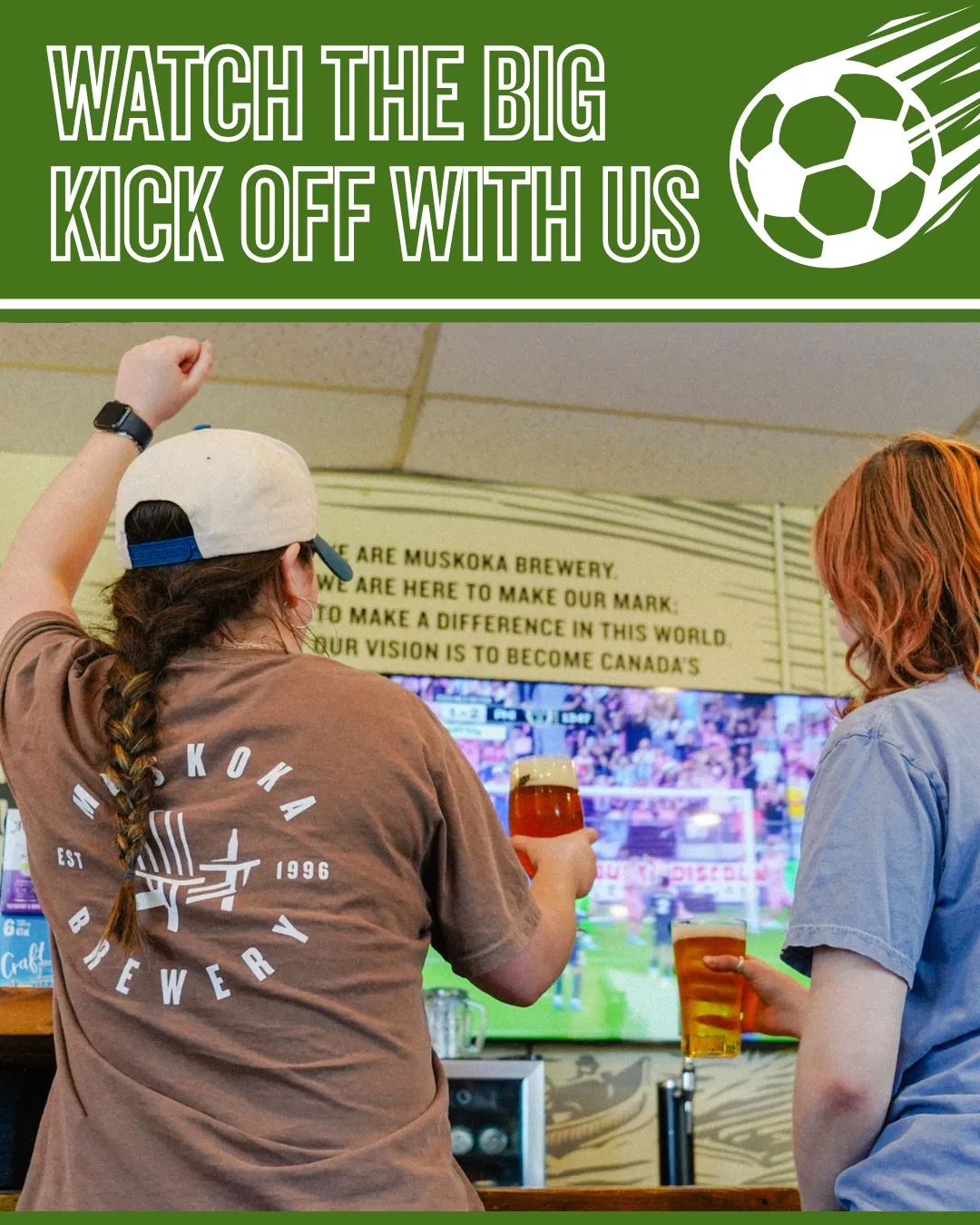 Catch all the kickoff action at the Taproom