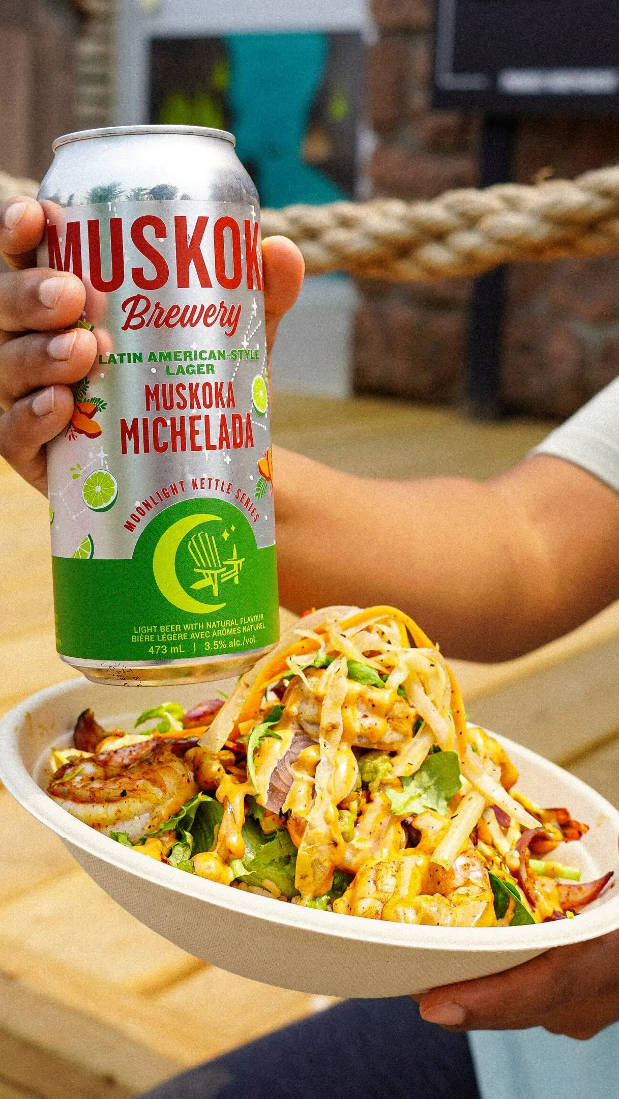 Introducing the Tamarind Twist!🦐🥗🍺🍋‍🟩   Inspired by this