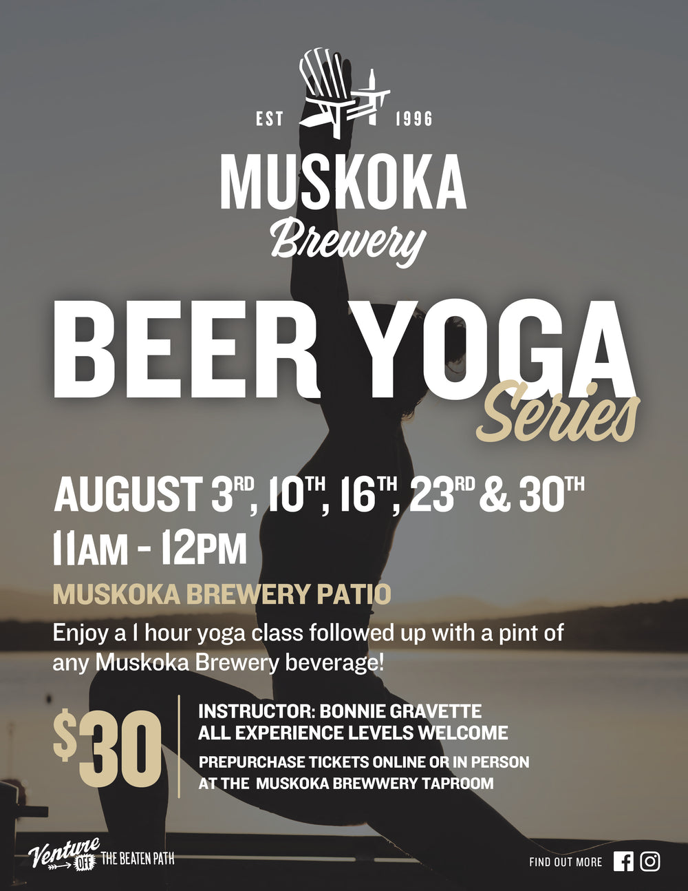 Muskoka Brewery Beer Yoga