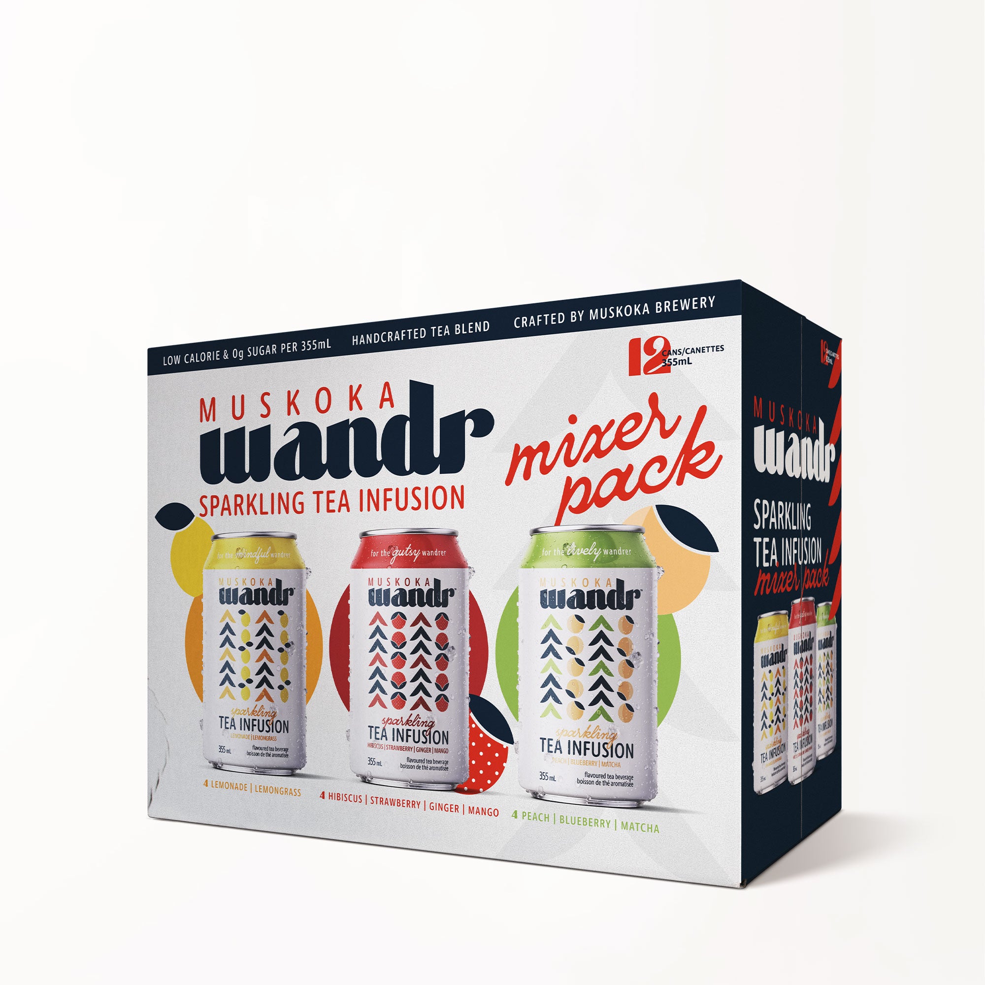 Wandr Sparkling Tea Infusion Mixer Pack Muskoka Brewery Hop Shop