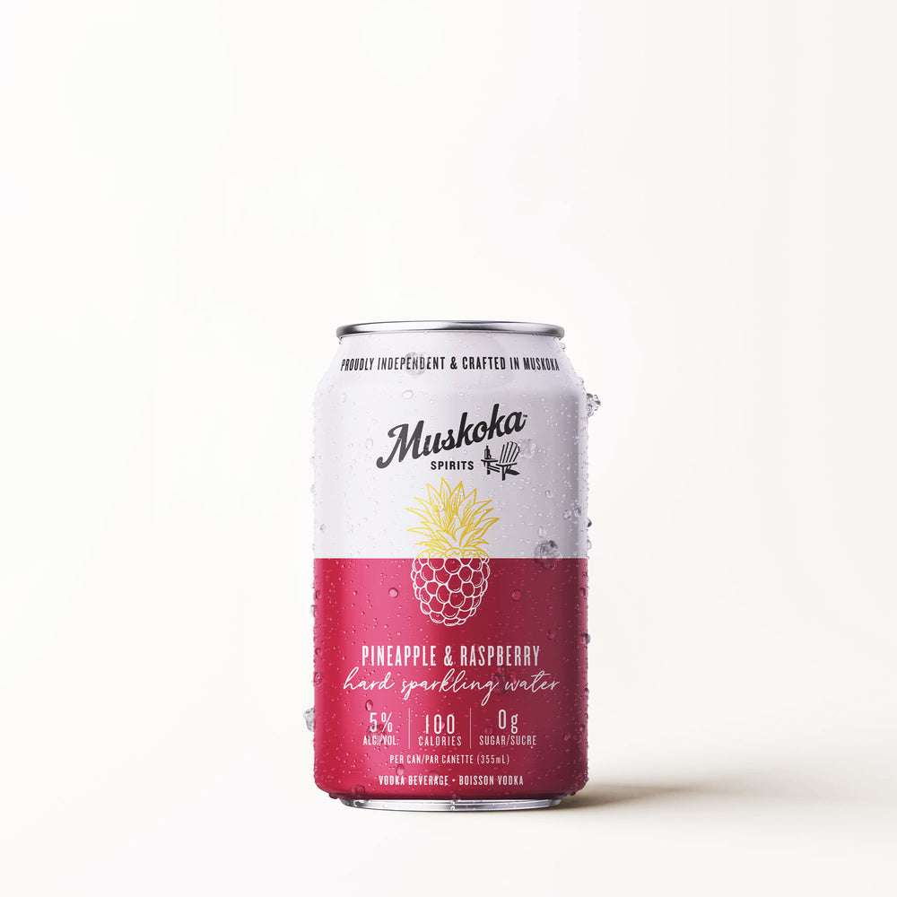 Pineapple & Raspberry Hard Sparkling Water Muskoka Brewery Hop Shop Pineapple & Raspberry Hard Sparkling Water Muskoka Brewery Hop Shop